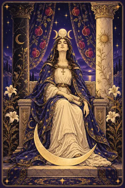 A carta A Sacerdotisa