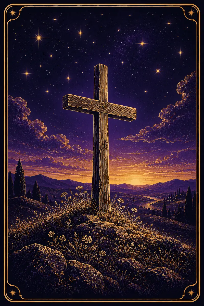 Ilustração da carta Cruz